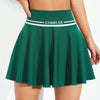 Ruched High Waist Mini Active Skirt
