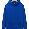 Men's Full Size Kangaroo Pocket Long Sleeve Hoodie Plus Size