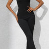 Perfee Scoop Neck Wide Strap Skinny Jumpsuit