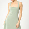 Umgee Crisscross Square Neck Active Dress