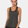 Full Size Scoop Neck Wide Strap Active Tank