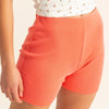 HYFVE High Waist Ribbed Fitted Biker Shorts
