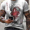 Men's Plus Size Graphic Round Neck Short Sleeve T-Shirt