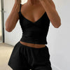 V-Neck Cami and Shorts Set