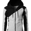 Men's Color Block Zip-Up Hoodie