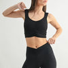 MONO B Ruched Front Active Tank