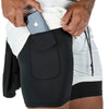 Men's Athleisure Fake Two-Piece Shorts